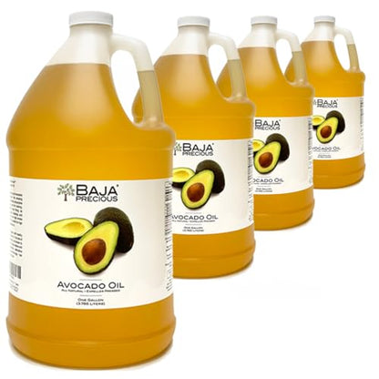 Baja Precious - Avocado Oil, Case of 4 X 1 Gallon Jugs - size: 128 Fl Oz (Pack of 4)