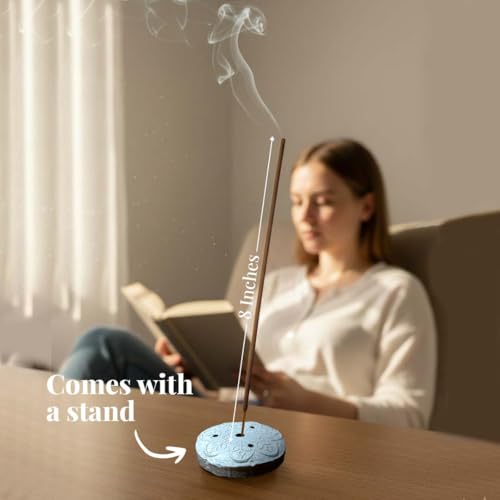 Folkulture Rose & Geranium Outdoor Incense Sticks with Holder -100 Stick - size: Pack of 100
