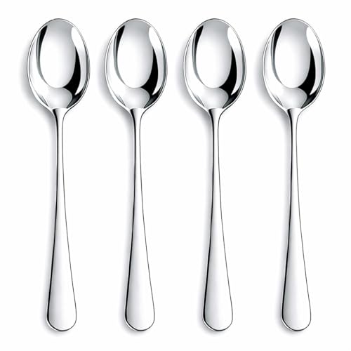 12 Pieces Heavy Duty Teaspoons Set,6.8" Tea Spoons,Stainless Steel teaspoon - size: 12