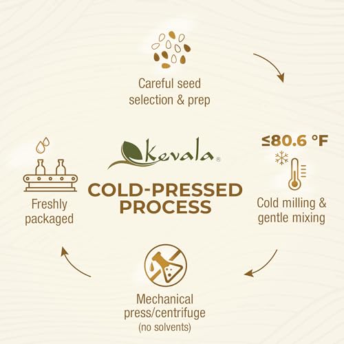 Kevala Organic Toasted Sesame Oil - 12 oz, Cholesterol Free Vegetable Oil
