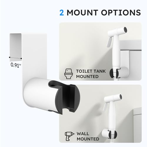 Arofa Handheld Bidet Sprayer, Bidet Attachment for Toilet, Matte White - color: Matte White, size: 1 Pack