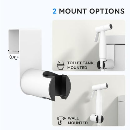 Arofa Handheld Bidet Sprayer, Bidet Attachment for Toilet, Matte White - color: Matte White, size: 1 Pack