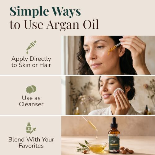 Ella & Eden Organic Argan Oil Of Morocco - 100% Pure Cold-Pressed, 8 Oz - size: 8 Fl Oz