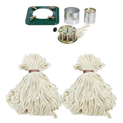 200Pcs Cotton Kerosene Stove Wick for Camp Heater Outdoor Light Spare