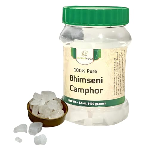 SOUL STICKS 100% Pure Natural Bhimseni Camphor Tablet (100 Grams) Aromatherapy Camphor for Refreshing Fragrance, Enhancing Concentrations | Tablet for Puja, Alcanfor Tablets, Kapoor for Pooja