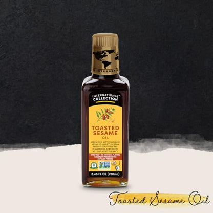International Collection Sesame Oil | Expertly Sourced | 8.45OZ (1 Pack)