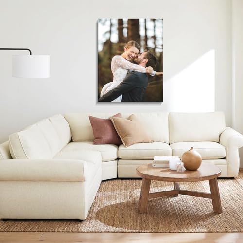 karani Custom Canvas Prints with Your Photos, Personalized Wall Art for Home Decor, Unique Personalized Gifts for Wedding, Birthday, Family & Friends, Ready to Hang Canvas Prints 16x24 - size: 16"L x 24"W