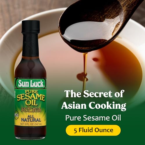Sun Luck Pure Sesame Oil 5 oz Bottle - size: 5 Fl Oz (Pack of 1)