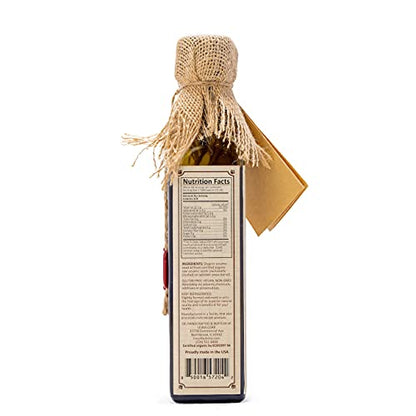 Organic Sesame Seed Oil, Cold-Pressed Raw Non-GMO – 8.45 fl oz (250 ml) | USDA Organic | Unrefined | No Preservatives | Vegan & Keto Friendly