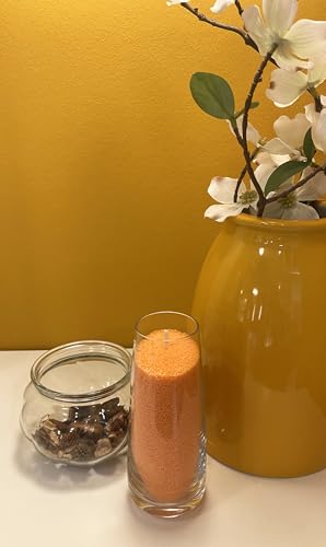 VITARIE Refillable Pearled Candle Sand 18oz, Unscented, 30 Cotton Wicks, 1.1lb Long Burning, Candle Making Kit, Green - color: Green