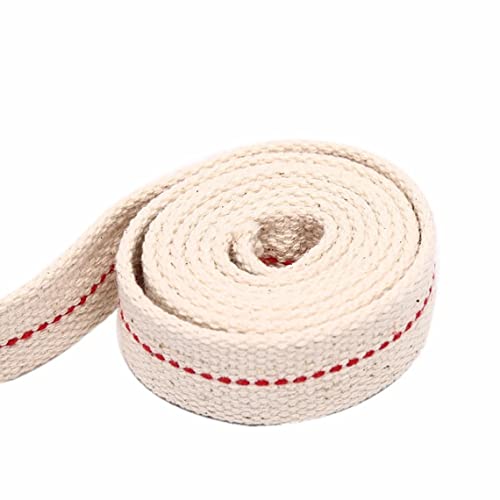1" Inch Wide Oil Lamp Wick, Cotton Lantern Wick Oil Lantern for Kerosene Burner Lighting & Paraffin Oil Wick (6 Foot Roll) - size: 1" - 6 Ft