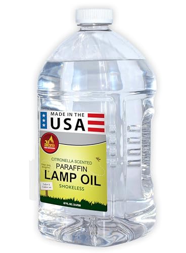 Ner Mitzvah Citronella Scented Lamp Oil, 2 Liter Smokeless and Odorless Insect and Mosquito Repellent Paraffin Lamp Oil for Indoor and Outdoor, Torches and Oil Candle - size: 67 Ounces (2 Liters)