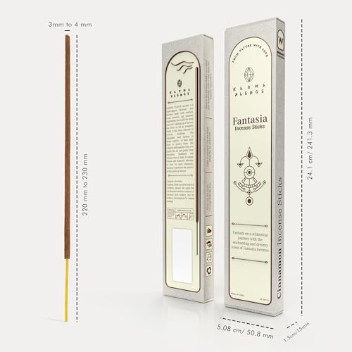 KarmaPledge Fantasia Incense Sticks, Burn Time 45-60 Min, 40 Sticks - color: Fantasia