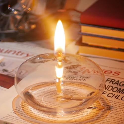 10 Pieces Glass Tube Holder Wick Replacement Cotton Torch Wicks with Glass Tube Holder and Oiling Funnel for Small Oil Lamp Alcohol or DIY Oil Lamps Burner - color: 10 Pieces