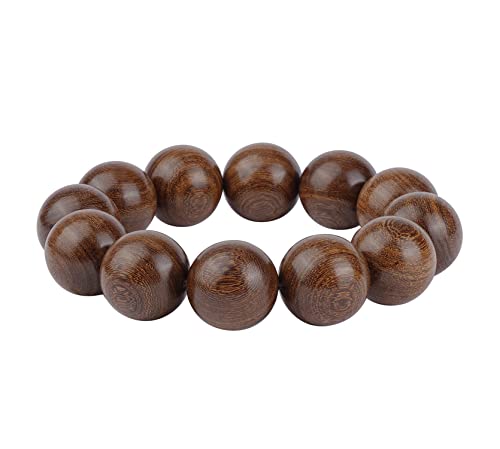 Prayer Bead bracelet Mala Beaded Bracelets for Men Women 12/15MM … - color: 20mm 12 beads Gold sandalwood