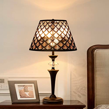 Small Lamp Shades Metal Lamp Shades With Etched Hollow Arrow Pattern - color: Black Arrow