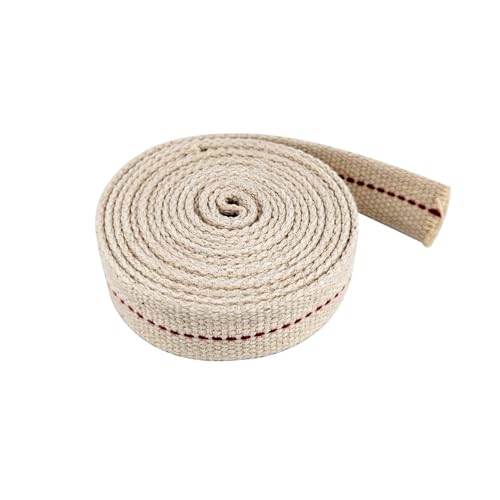 1 Roll/6.5 Feet Flat Oil Lamp Wick, 3/4 Inches Cotton Wick Replacement for Kerosene Burner, Lantern, Lamps (1, 3/4 inch) - size: 3/4 inch