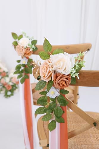 10 Terracotta Wedding Aisle Decorations - color: Terracotta