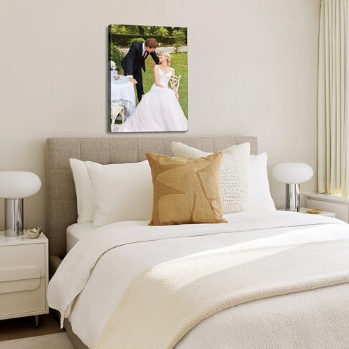 karani Custom Canvas Prints with Your Photos, Personalized Wall Art for Home Decor, Unique Personalized Gifts for Wedding, Birthday, Family & Friends, Ready to Hang Canvas Prints 9x11 - size: 9"L x 11"W