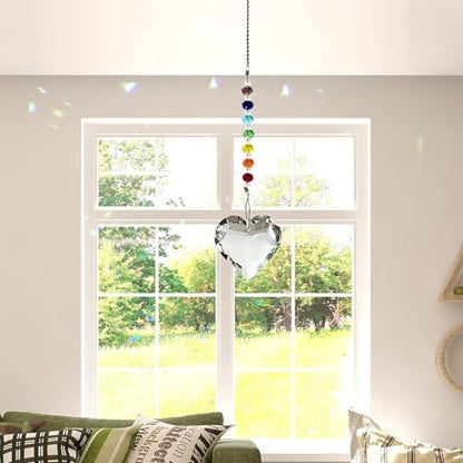 Hegelda Sister Birthday Gifts Crystal Suncatcher Christmas Ornaments - color: Sister