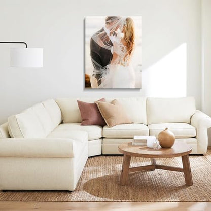 Custom Canvas Prints with Your Photos, Personalized Wall Art for Home Decor - size: 12"L x 18"W