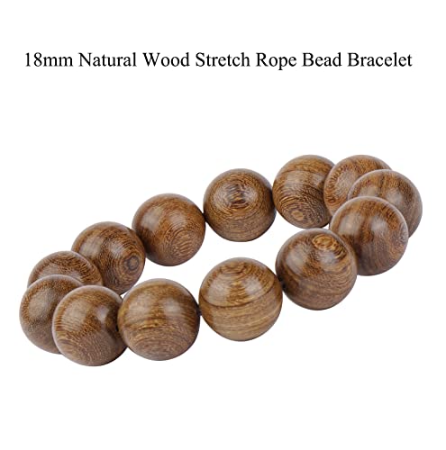 Prayer Bead bracelet Mala Beaded Bracelets for Men Women 12/15MM … - color: 18mm 13 beads Gold sandalwood