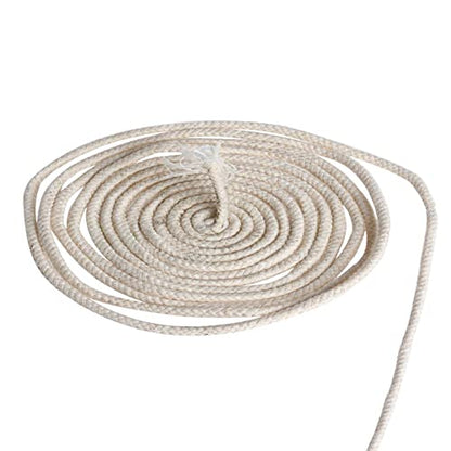 10M (33 ft) Oil Lamp Wicks Replacement 2mm Round Candle Wick Braided for Alcohol Lamps and Candles, DIY Handmade Candle Making Supplies