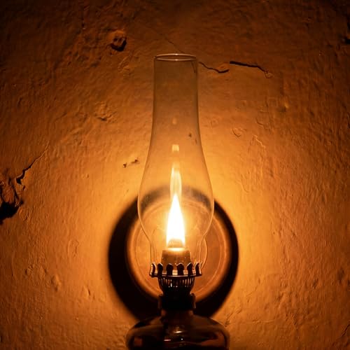 Lewtemi 2 Pcs 1 1/4 Inch Base Tiny Oil Lamp Chimney Kerosene Lamps Shade Oil Lamp Glass Replacement for Miniature Kerosene Lamps (Classic) - style: Classic