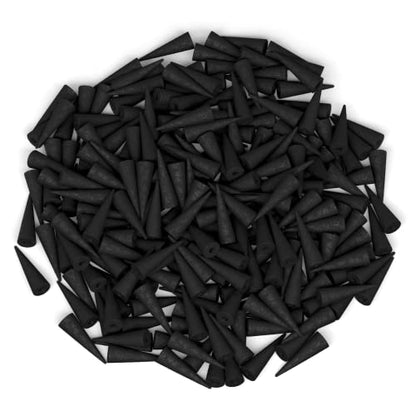 Pumpkin Spice Charcoal Incense Cones 2" BACKFLOW - 60 Pack - Natural Scented Cones Handmade Hand Dipped