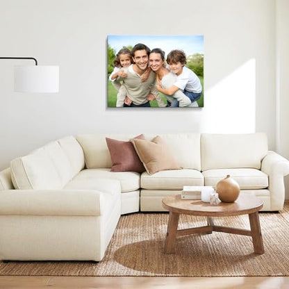 Custom Canvas Prints with Your Photos, Personalized Wall Art for Home Decor - size: 11"L x 9"W