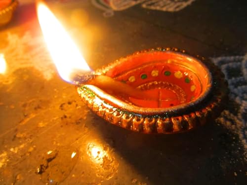 Cotton Wicks for Pooja Hand Made,Wicks Long Cotton Wicks or Diya Batti for Pooja Religious Akhand Oil Lamp. Hindu Mandir Pooja.