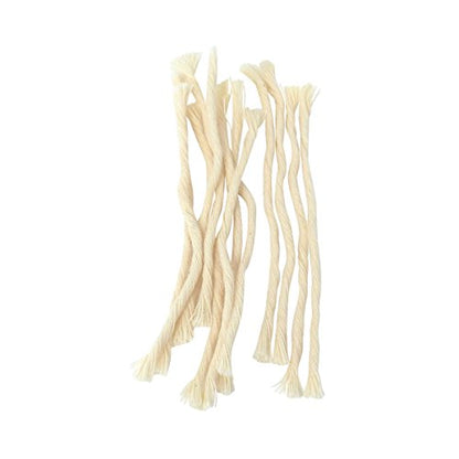 Ner Mitzvah Natural Smokeless Cotton Wicks – 50 Count (Approx.) 39 Ply Thin for Oil Cup Candle – Replacement Wicks - size: Thin