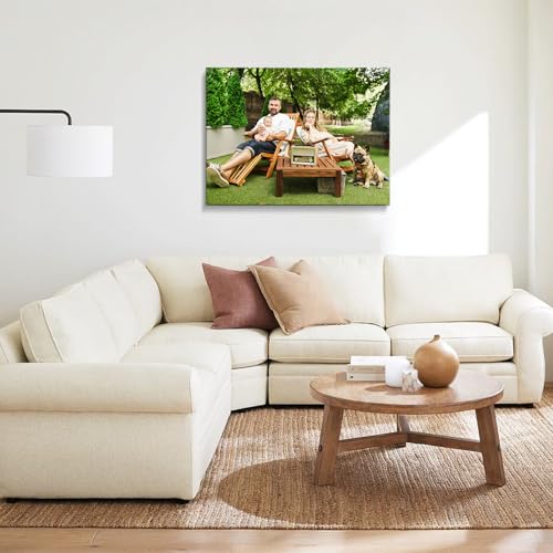 Custom Canvas Prints with Your Photos, Personalized Wall Art for Home Decor - size: 14"L x 11"W