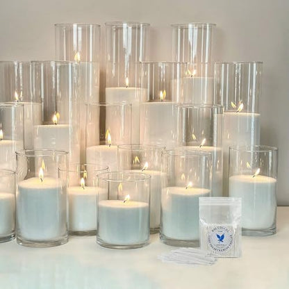 Pearled Candle Wick 2.2 Inch White Cotton Wicks 500-Pack Premium Metal-Free & Lead-Free Candle Wicks for Candle Making - color: White-2.2 Inch-500pcs