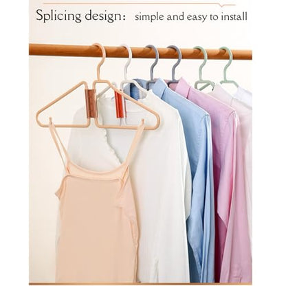 8 Pack Foldable Travel Hangers, White - color: White