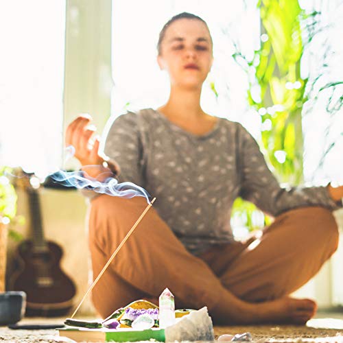 Goloka Nag Champa Incense - 250 GM Box - Hand Rolled Agarbatti Fine Quality Incense Sticks for Purification, Relaxation, Positivity, Yoga, Meditation