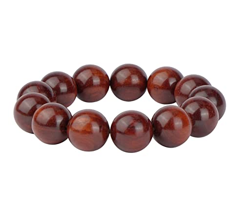 Prayer Bead bracelet Mala Beaded Bracelets for Men Women 12/15MM … - color: 18mm 13 beads Rosewood