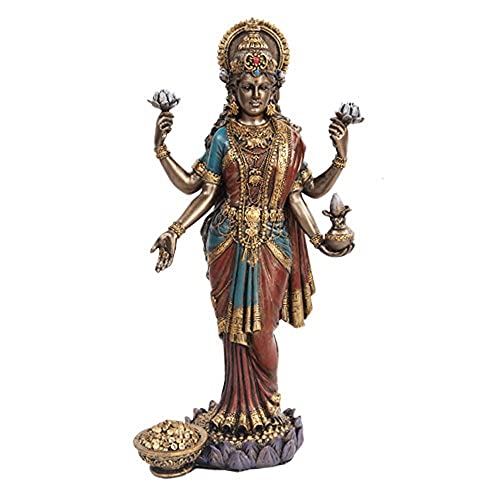 Pacific Giftware PTC 10 Inch Lakshmi Mythological Indian Hindu Goddess Statue Figurine to Pacific Giftware 10 Inch Lakshmi Mythological Indian Hindu Goddess Statue Figurine