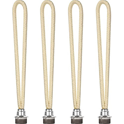 Maitys 4 Pcs Oil Lamp Wicks for Catalytic Fragrance Burner, Silver - color: Silver