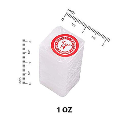 Deer Camphor Guaranteed 100% Pure Refined Camphor 4,8,12 or 15 Blocks Made in India (6)
