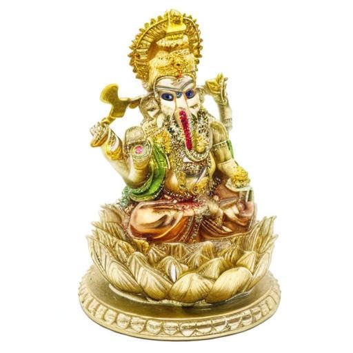 Lord Ganesha Idol Statue Ganpati Murti Home Mandir Altar Pooja Item