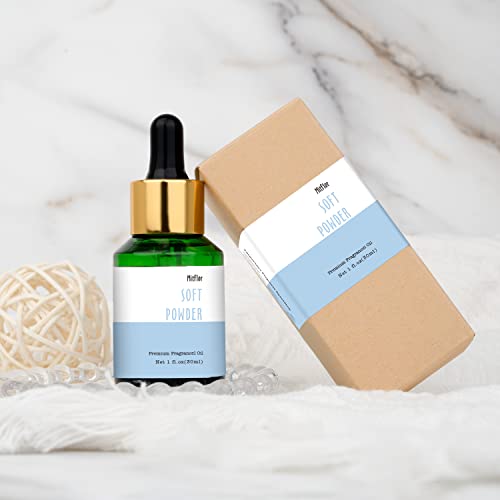 MitFlor - Soft Powder Fragrance Oil 30ml for Diffuser, Candle, Soap, More