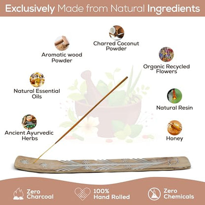 Satya Positive Vibes Incense Sticks, Satya Bng (Bangalore) Insenses 15gmx3 Pack (45 GMS) with Raajsee Incense Holder Bundle, Satya Nagchampa Natural Incense - color: Positive Vibes