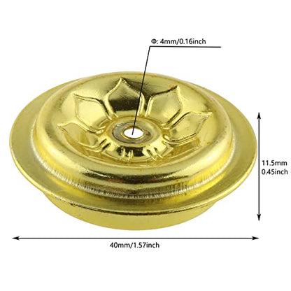 4pcs Metal Floating Candle Holders - Disc Holders, Lamp Stand, Wick Seat Accessories