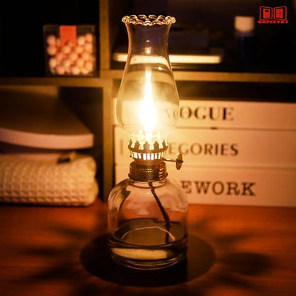 1 1/4 Inch Base by 5 Inch Height Tiny Oil Lamp Chimney Kerosene Lamp Shade Oil Lamp Glass Replacement for Miniature Oil Lamps