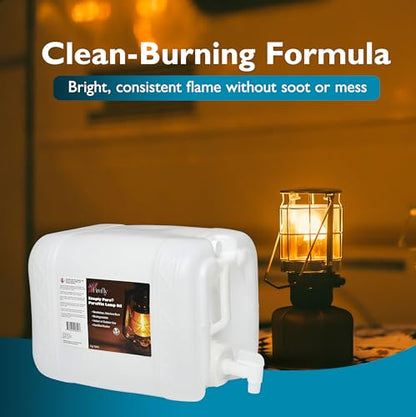 Firefly - Paraffin Lamp Oil 5 Gal - Smokeless Indoor Fuel - color: Pure, size: 5 Gallons