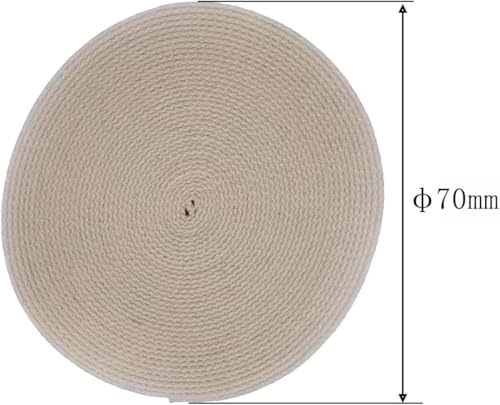 1" Inch Lamp Wick or Lantern Wick -Flat Cotton Oil Wicks for Hurricane Lamp or Kerosene Based Lanterns and Candle Burners，Red Stitch 13ft/ 2 Rolls - size: 1" -13feet(4m)