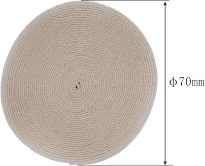 1" Inch Lamp Wick or Lantern Wick -Flat Cotton Oil Wicks for Hurricane Lamp or Kerosene Based Lanterns and Candle Burners，Red Stitch 13ft/ 2 Rolls - size: 1" -13feet(4m)