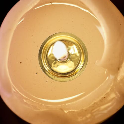 DECHOUS 20Pcs Floating Wick Holders for Oil Lamps Aluminum Round Floating Wick Discs Golden Buddhist Oil Lamps Holders for Temple Oil Candles
