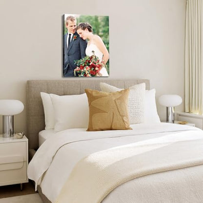 Custom Canvas Prints with Your Photos, Personalized Wall Art for Home Decor - size: 11"L x 14"W